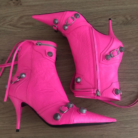 NIB $1795 Balenciaga Cagole Pointed Toe Bootie, 10US / 40EU! - Picture 9 of 15